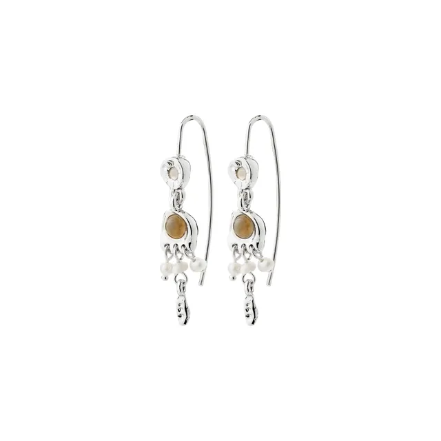 pilgrim-here-ohrringe-mit-labradorit-und-perle-silberplattiert image 1
