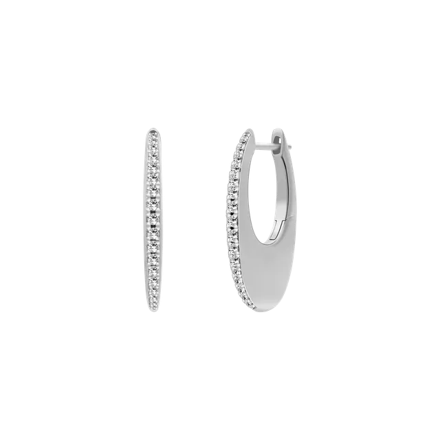 xenox-grace-creolen-925-sterlingsilber-rhodiniert-mit-zirkonia image 1