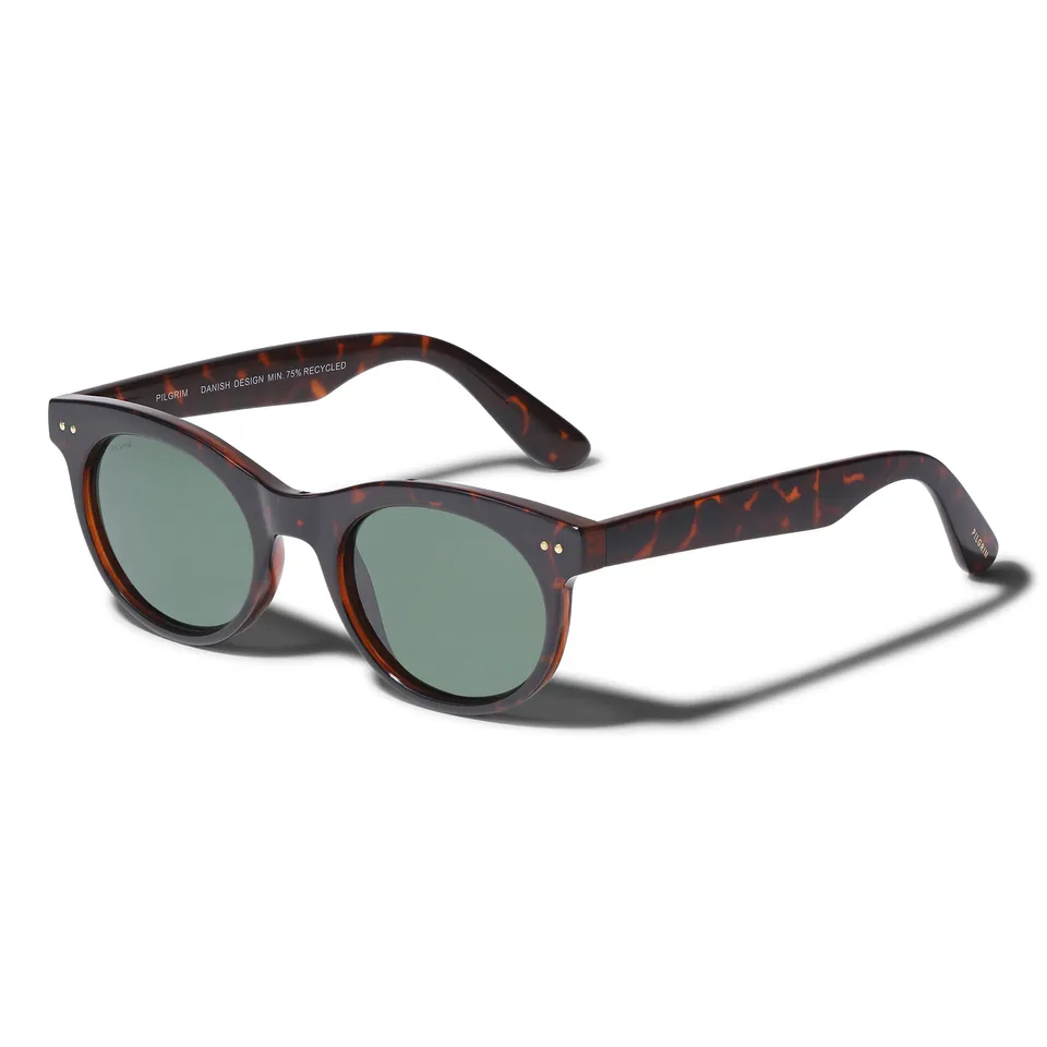 pilgrim-jelena-sonnenbrille-schildpatt-braun-gold-details-gr-ne-gl-ser image 1