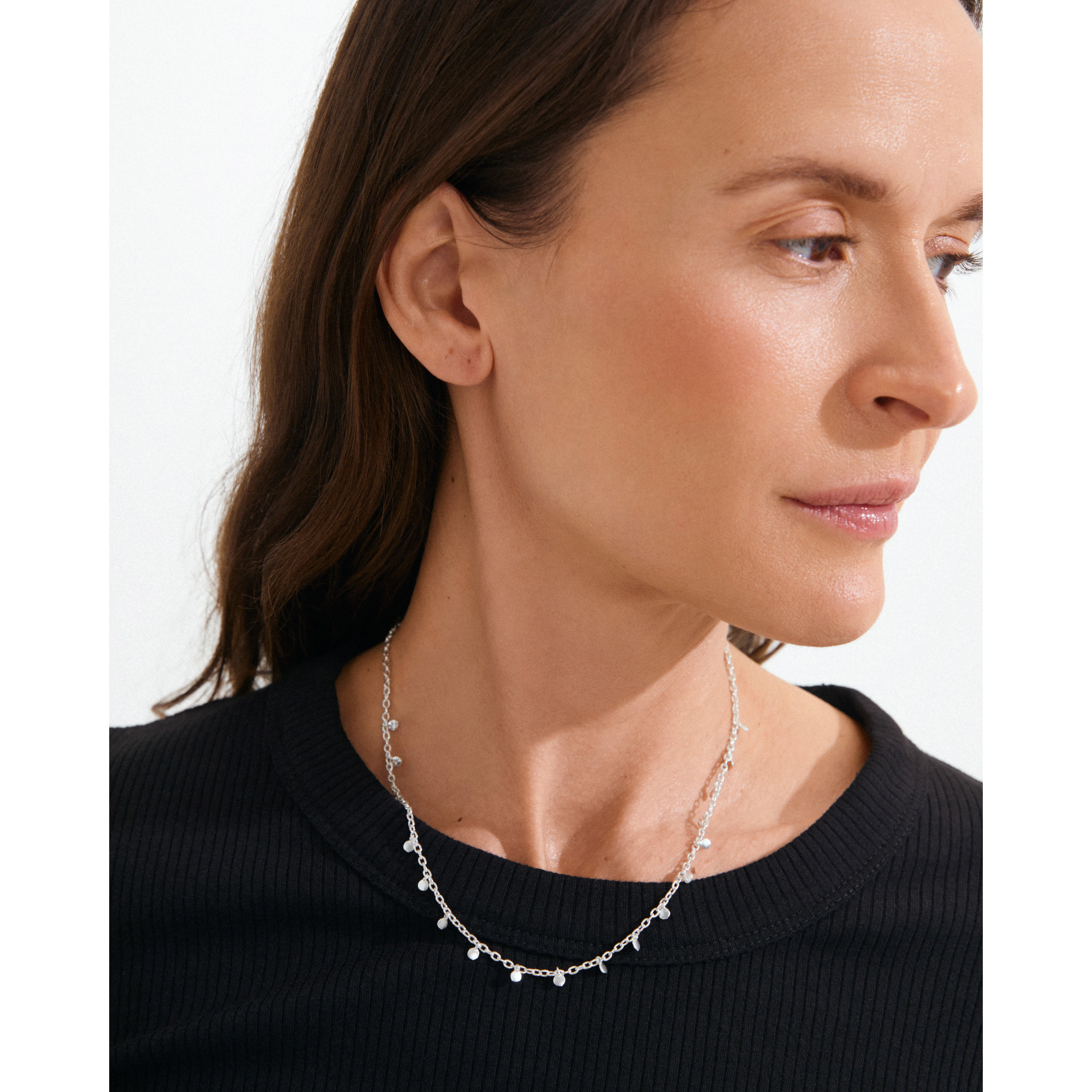 pilgrim-panna-coin-kette-versilbert-pl-ttchen-halskette image 3