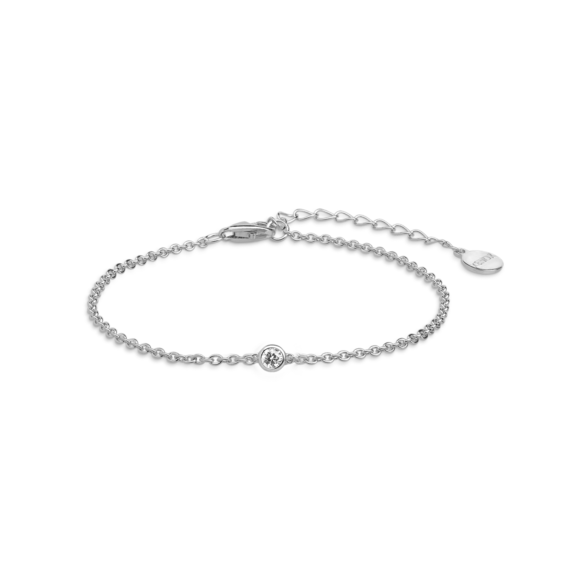 xenox-zarge-armband-925-sterlingsilber-rhodiert-mit-zirkonia image 1