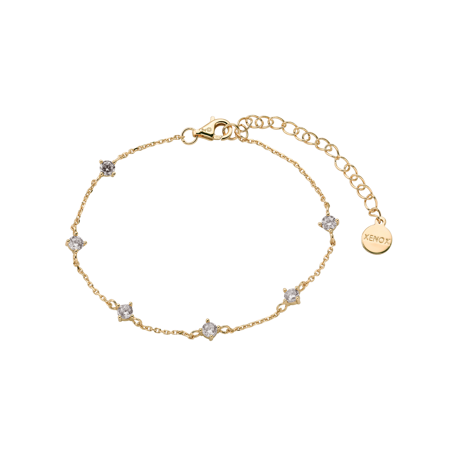 xenox-krappe-armband-925-sterlingsilber-rhodiniert-xs2037 image 2