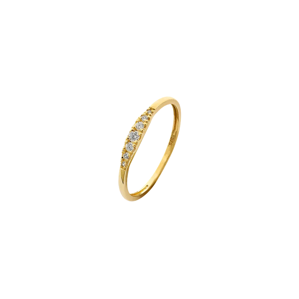 xenox-fine-nola-ring-585-gelbgold-mit-zirkonia image 1