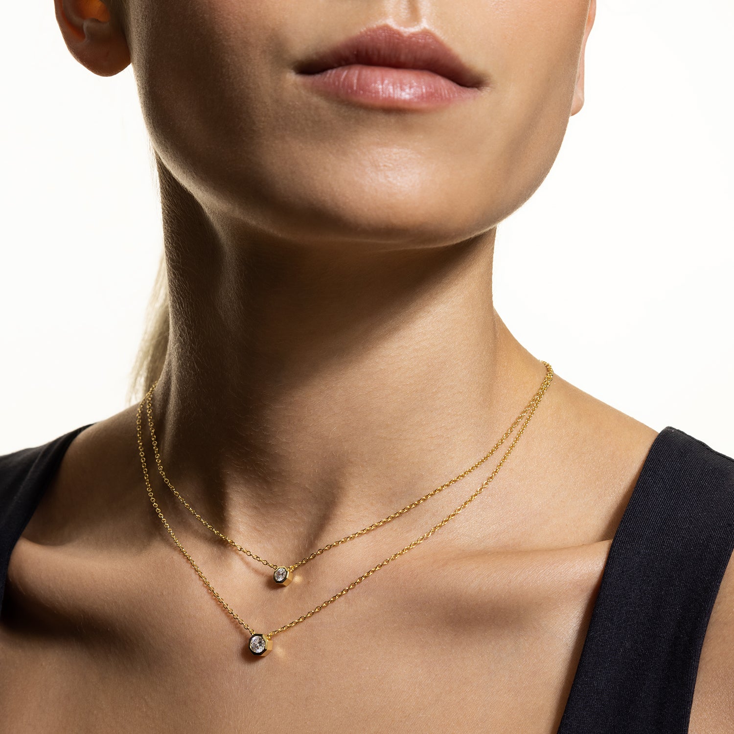 xenox-pure-essentials-halskette-925-sterlingsilber-rhodiniert-mit-zirkonia-3 image 6