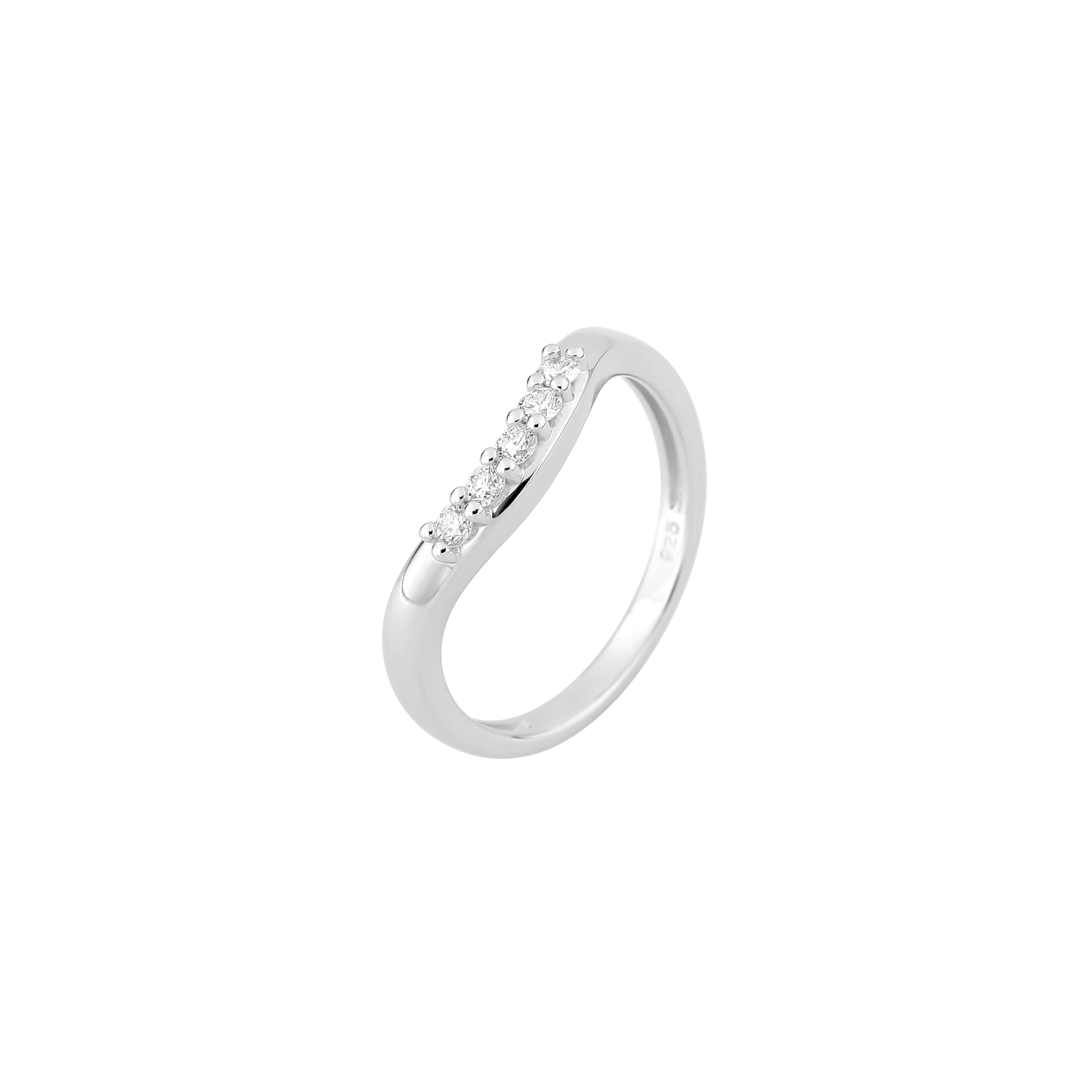 xenox-flow-ring-925-sterlingsilber-mit-lab-grown-diamonds image 2