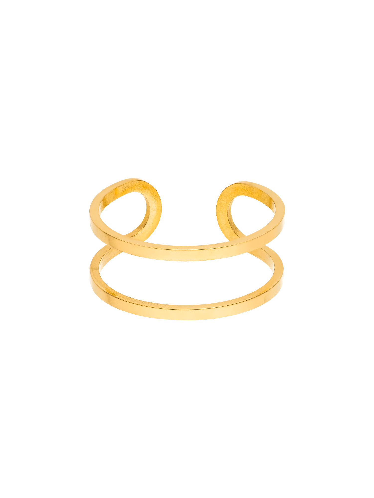 purelei-basic-ring-verstellbar-offener-edelstahl-ring-gr-56-60 image 1