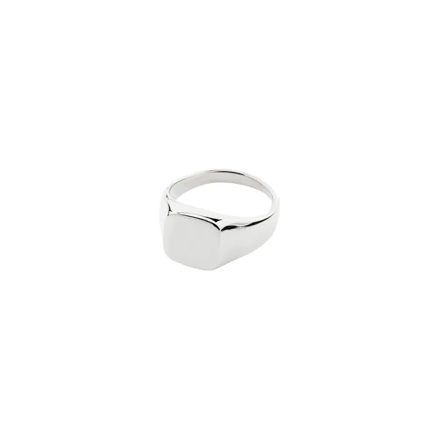pilgrim-oriem-ring-versilbert-verstellbarer-siegelring-62-66 image 1
