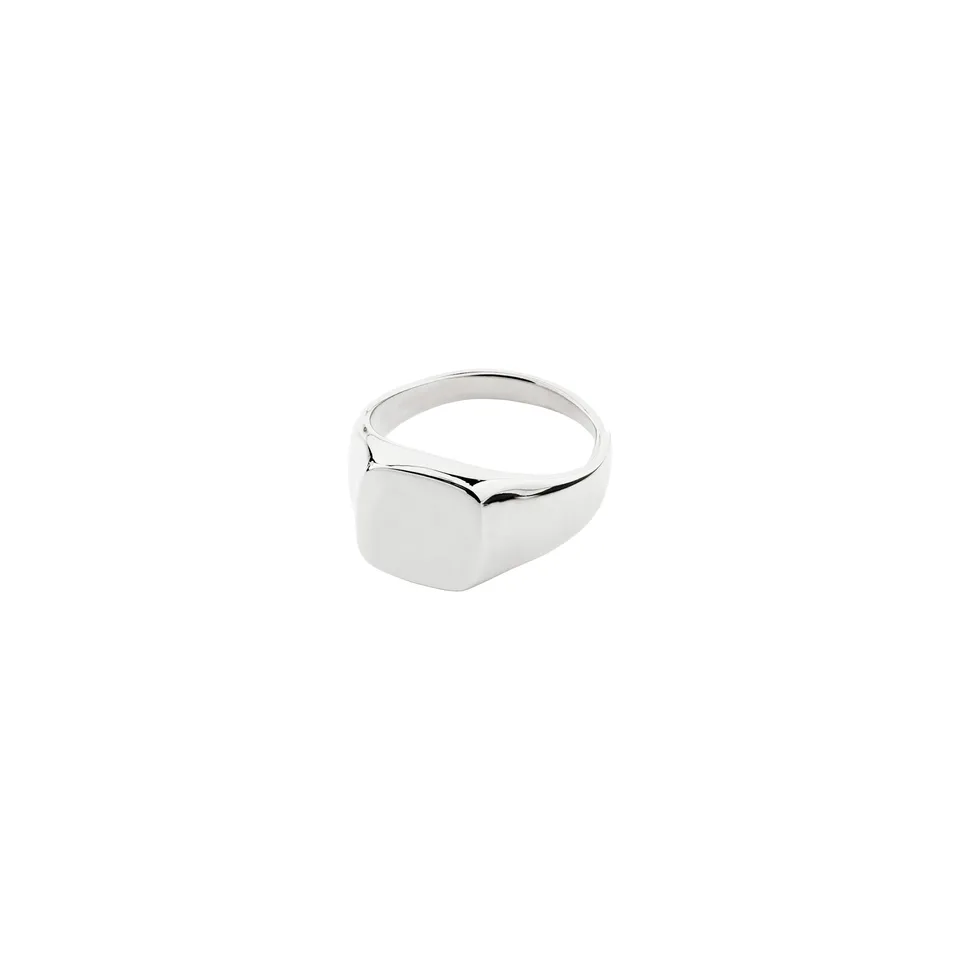 pilgrim-oriem-ring-versilbert-verstellbarer-siegelring-62-66 image 1
