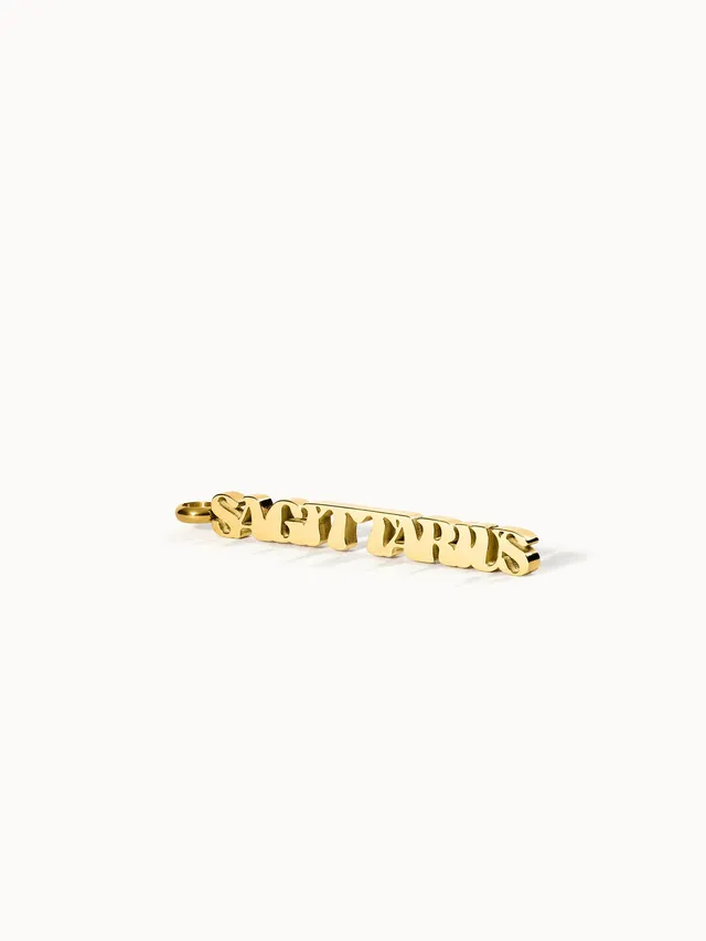 purelei-sagittarius-letter-charm-sternzeichen-sch-tze-charm image 1