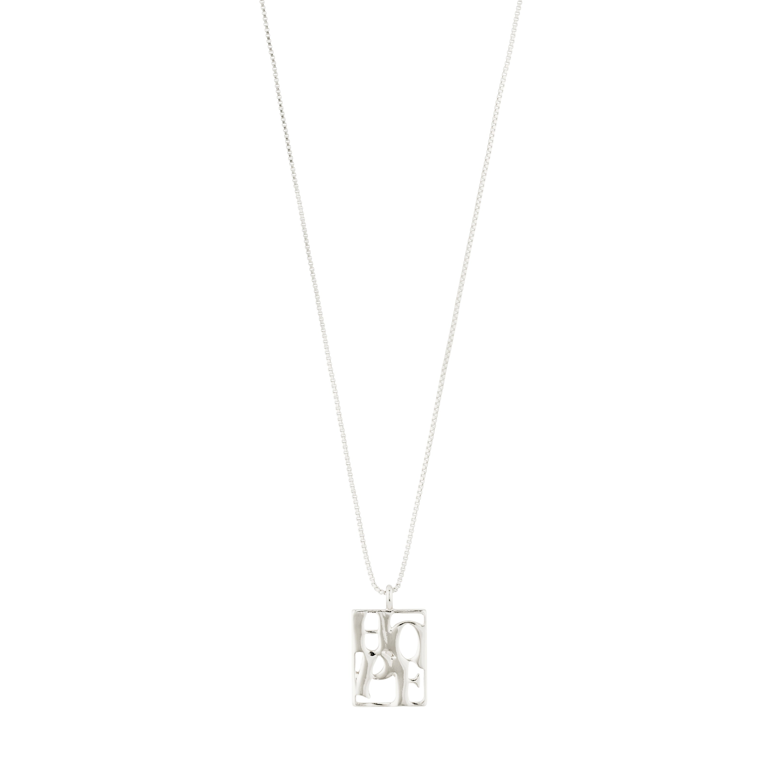 pilgrim-love-tag-hope-halskette-versilbert image 1