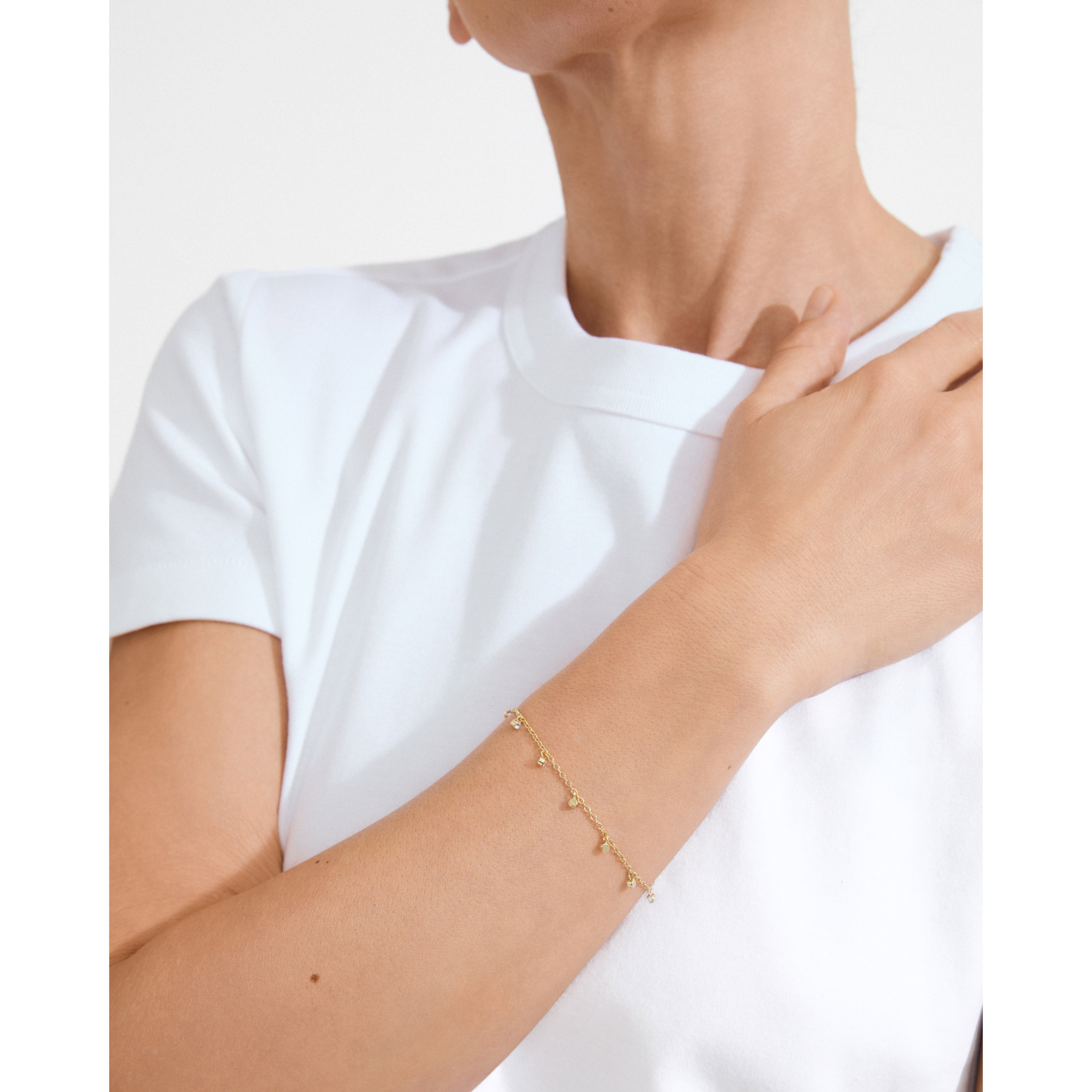 pilgrim-maja-armband-goldfarben-mit-10-kristall-tropfen image 3