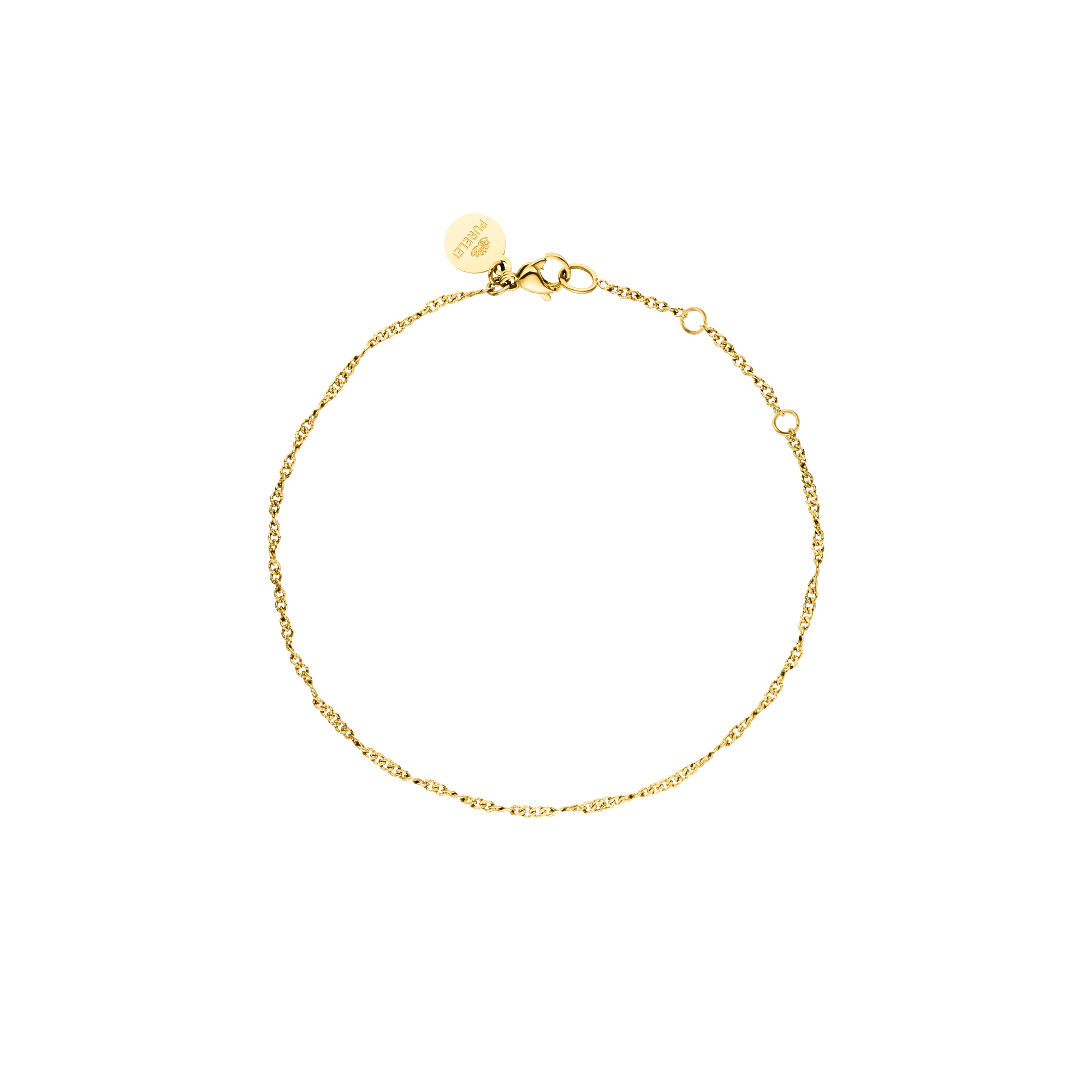 purelei-kaula-armband-feines-gedrehtes-design-verstellbar-16-19-cm-edelstahl-ver image 1