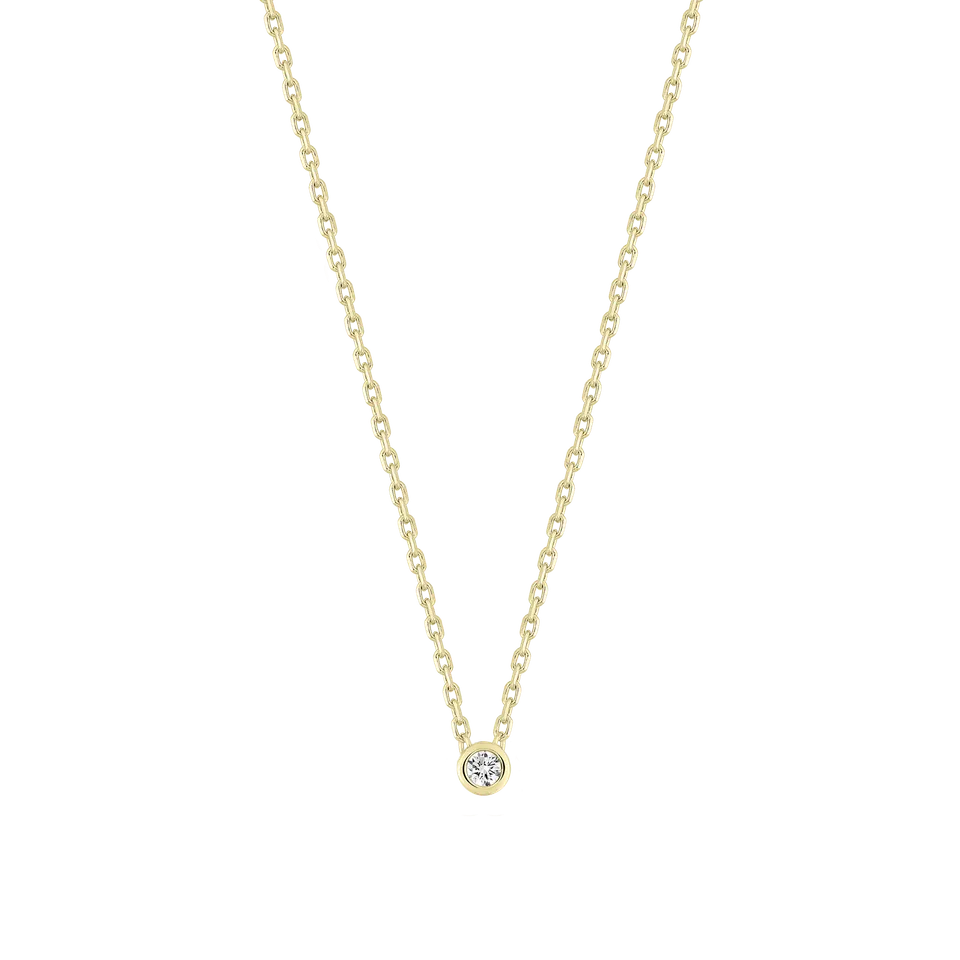 xenox-zarge-petite-halskette-925-sterlingsilber-mit-lab-grown-diamonds image 1