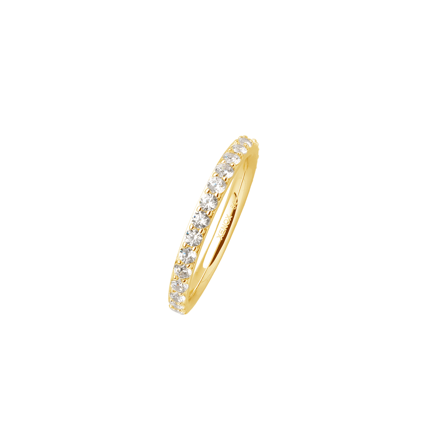 xenox-krappe-ring-925-sterlingsilber-18k-vergoldung-zirkonia image 1