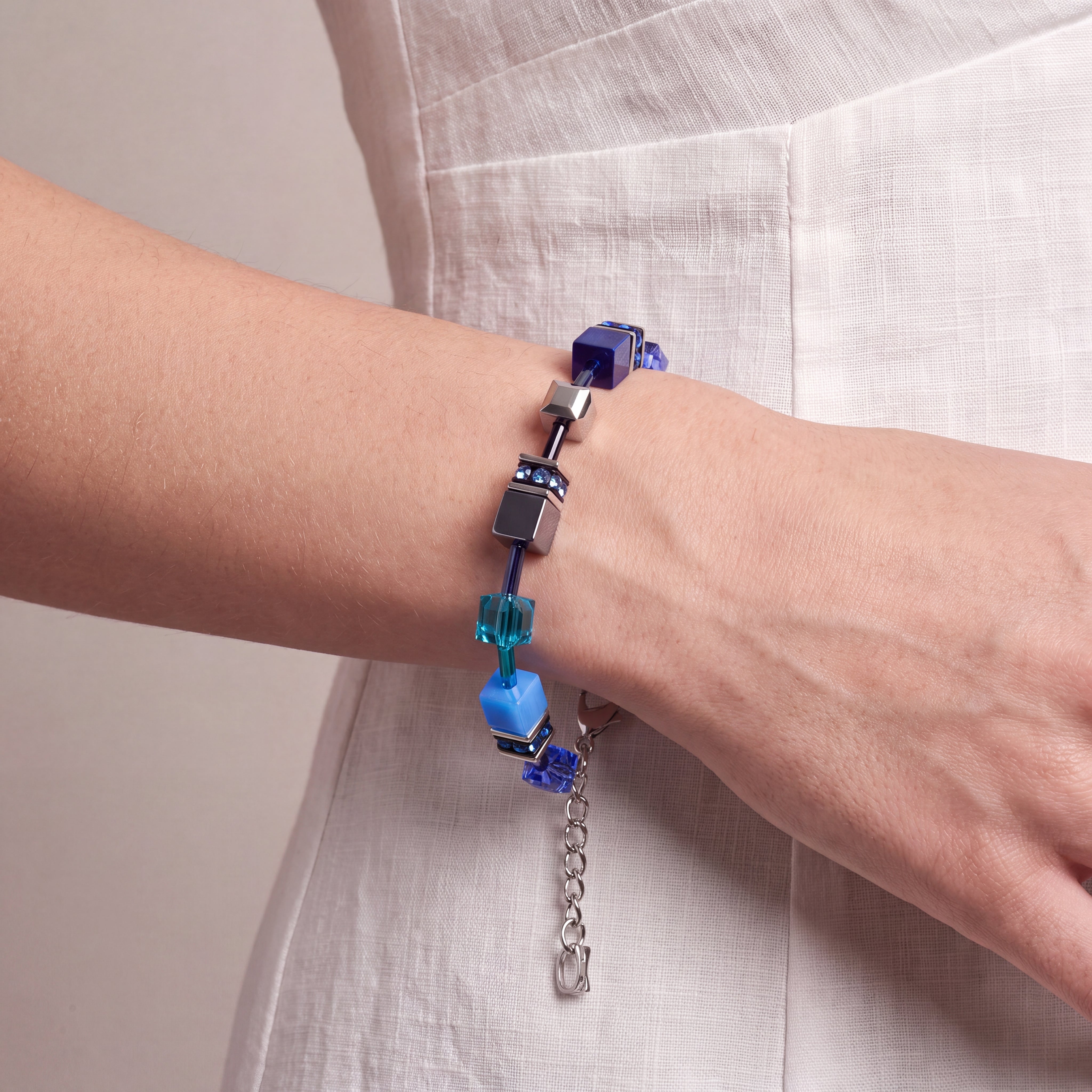 coeur-de-lion-geocube-iconic-armband-azure-spirit-silber image 4