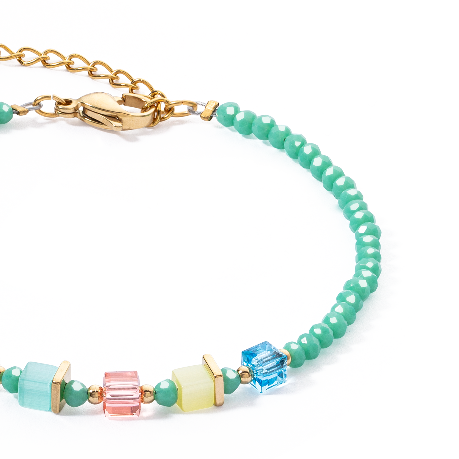 coeur-de-lion-joyful-colours-armband-gr-n-multicolor-gold image 2
