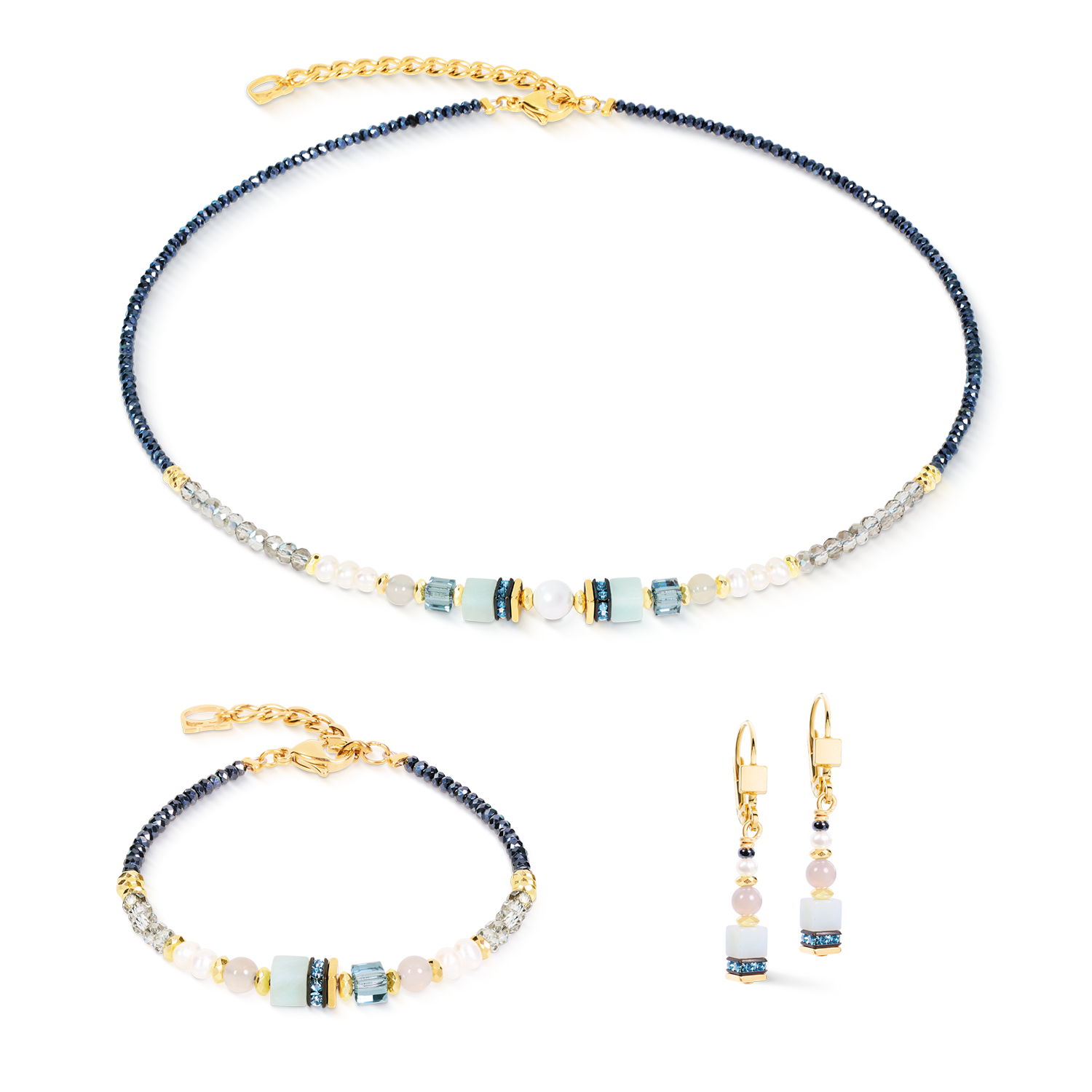 coeur-de-lion-atelier-azur-armband-gold-17-5-cm image 3