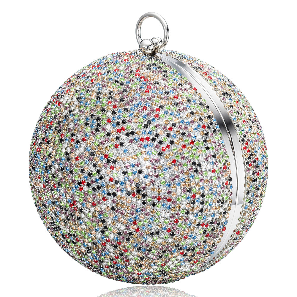 julie-julsen-disco-bag-handtasche-rainbow-kugel-clutch-mit-zirkonia image 1