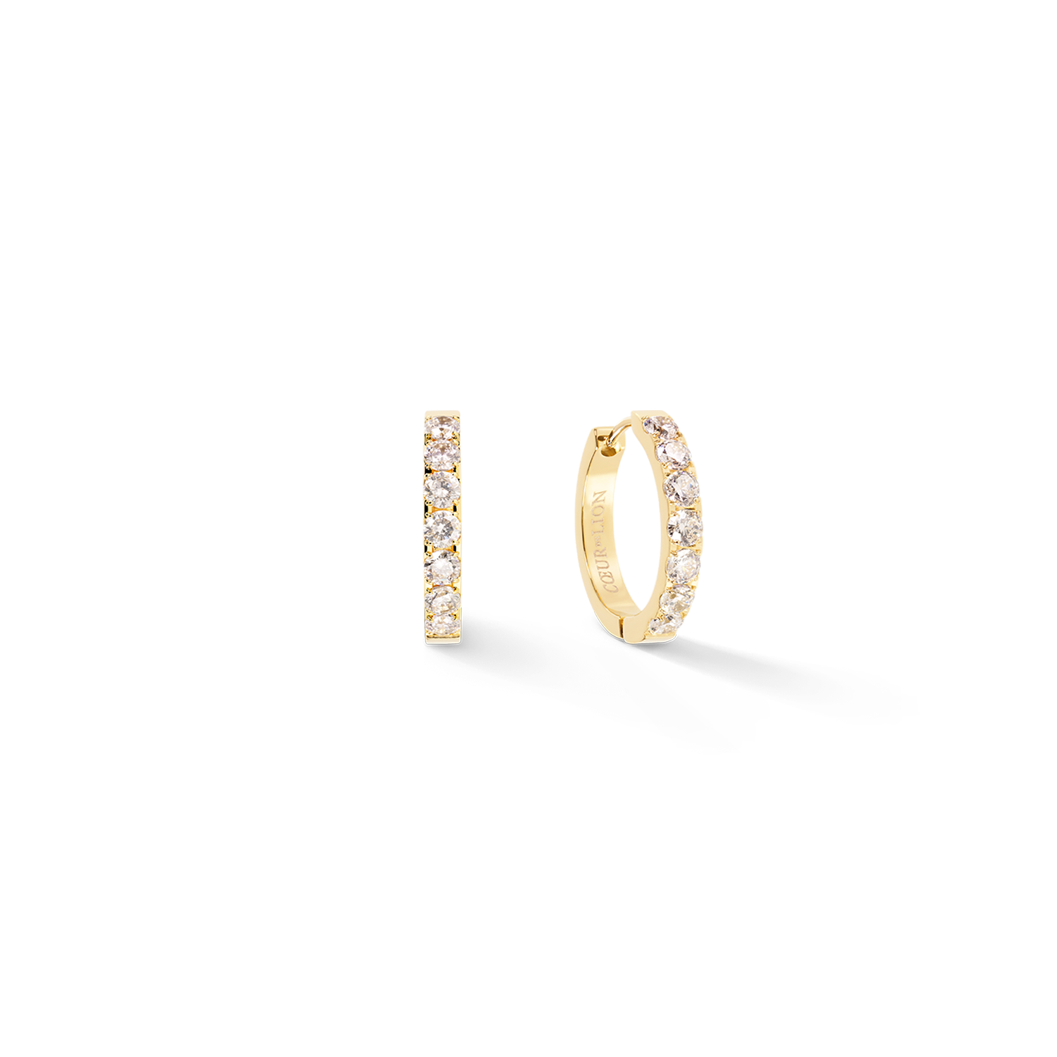 coeur-de-lion-eternal-love-bold-creolen-2-cm-gold-mit-zirkonia image 2