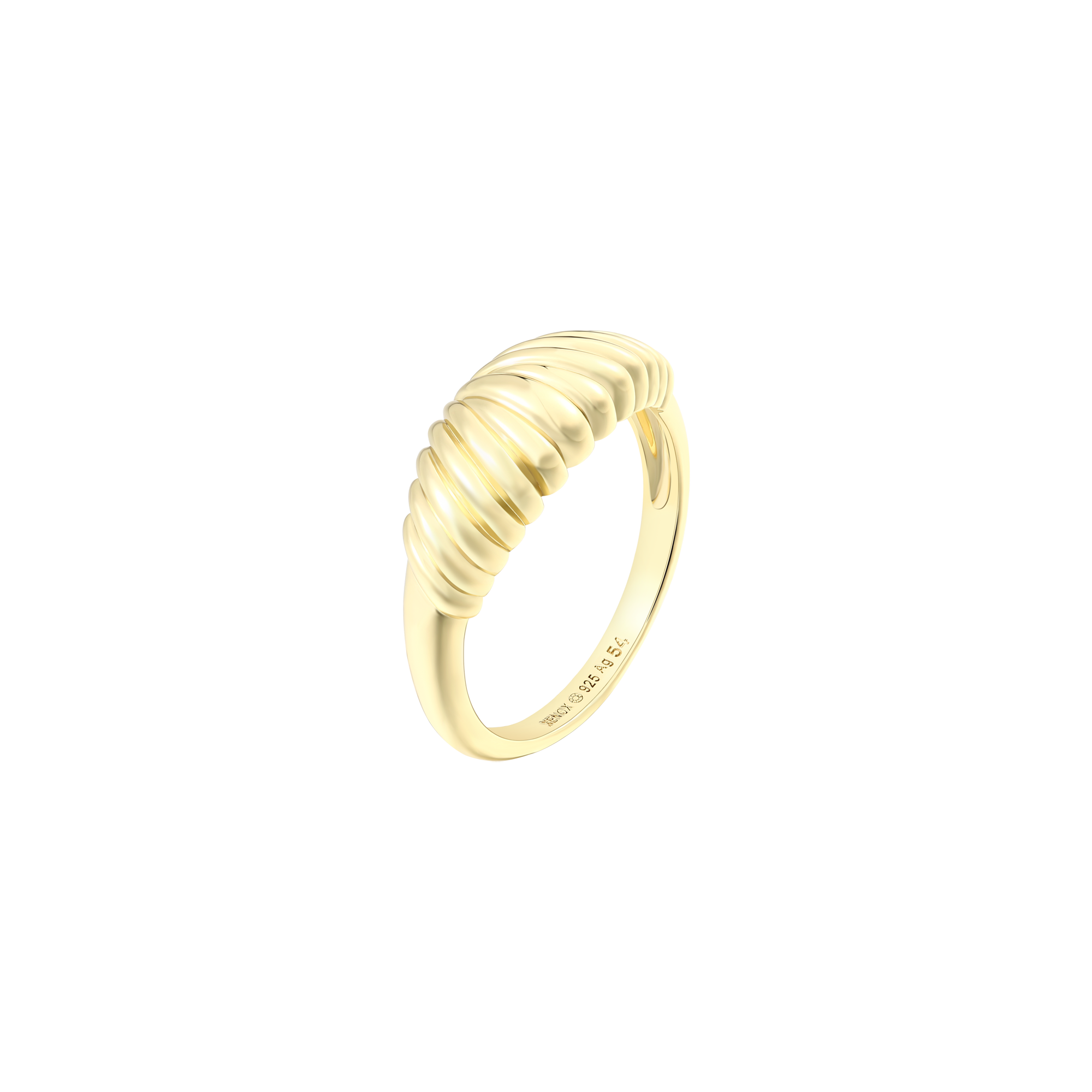 xenox-nautic-ring-xs91913-925-sterlingsilber-rhodiniert-geschwungen image 2