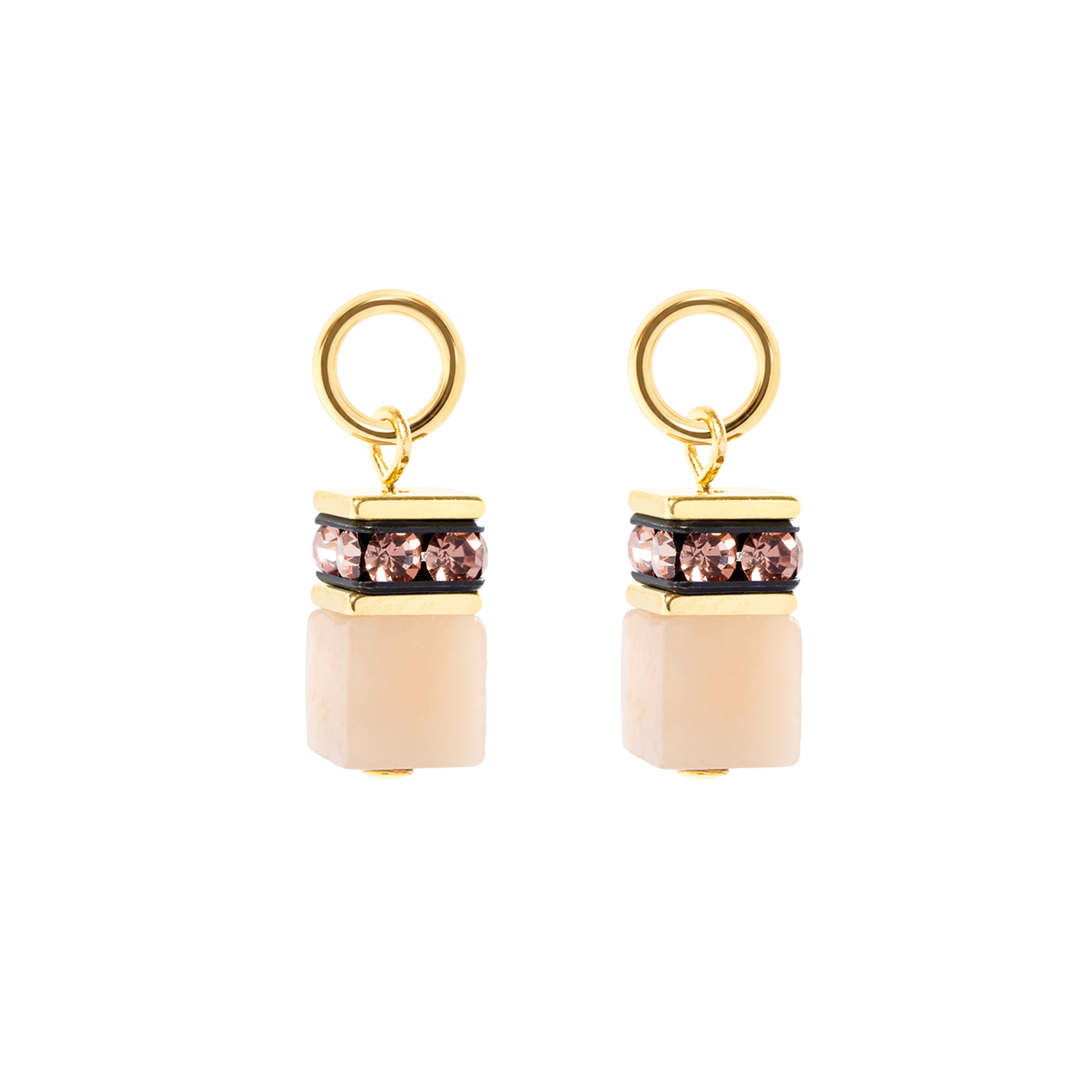 coeur-de-lion-ear-me-up-charm-geocube-gold-apricot-1-8-cm image 2