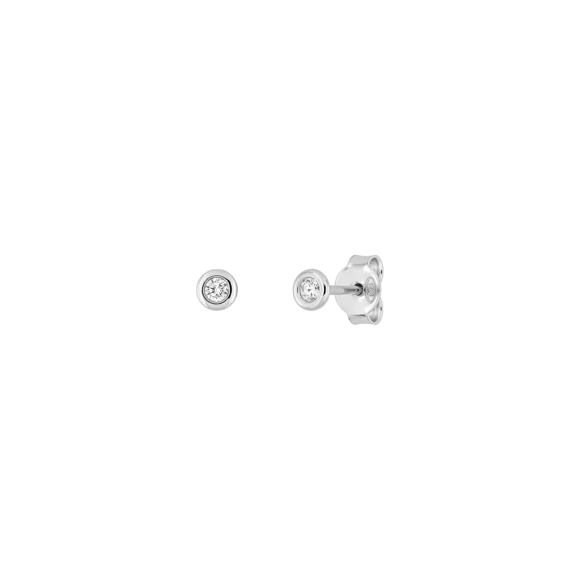 xenox-zarge-classic-ohrringe-925-sterlingsilber-mit-lab-grown-diamonds image 2