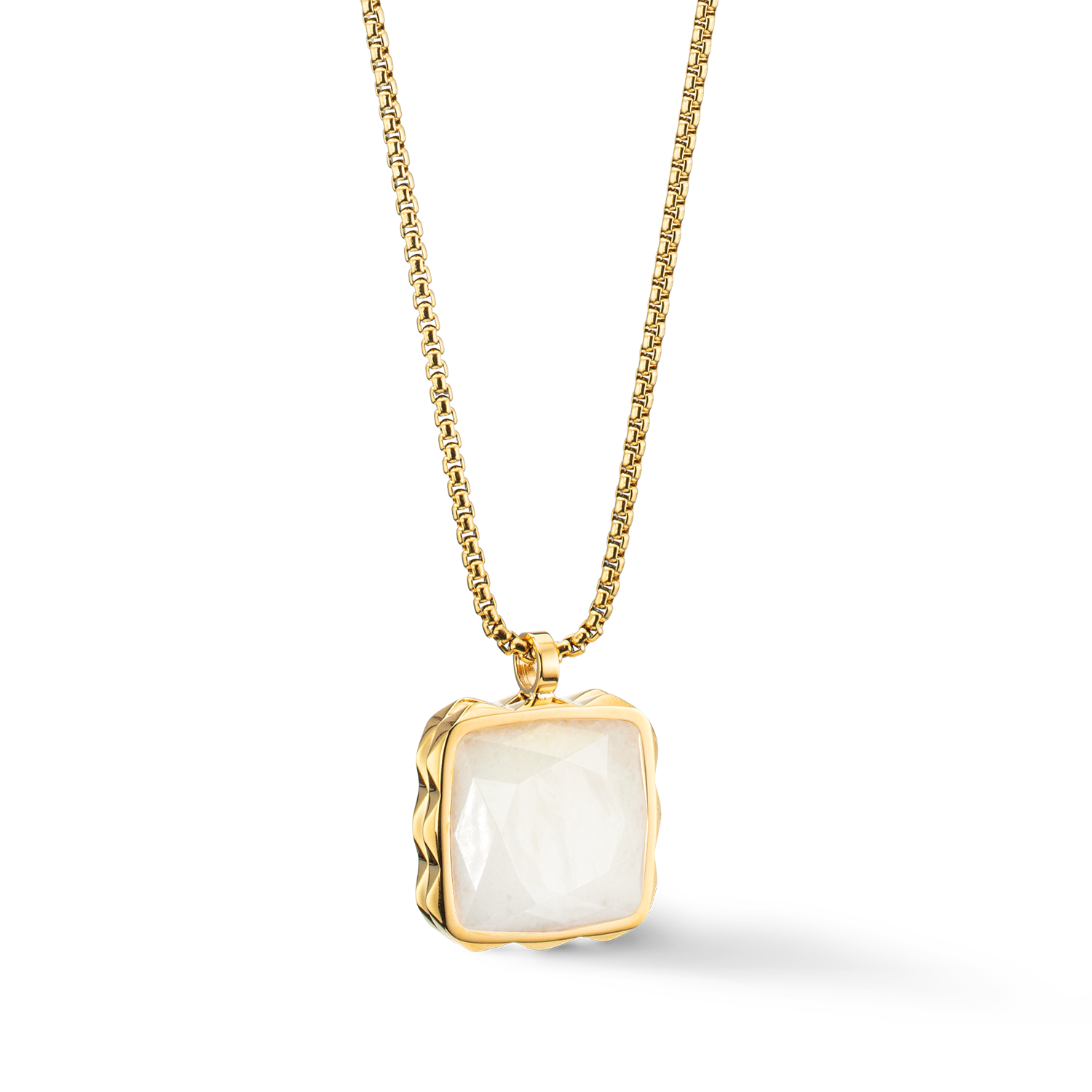 coeur-de-lion-halskette-amulett-spikes-square-jade-gold-wei image 2