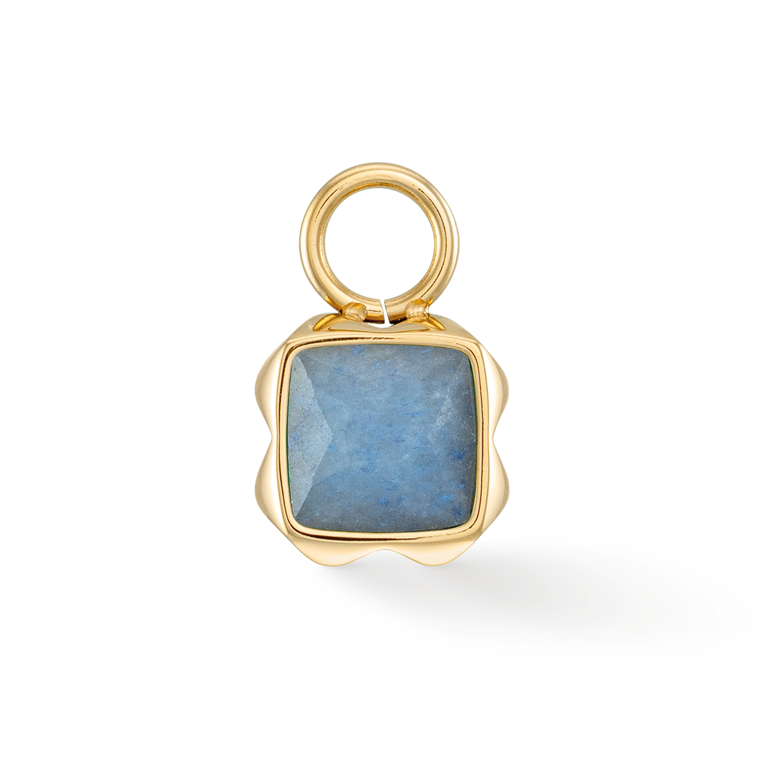 coeur-de-lion-birthstone-m-rz-charm-blauer-aventurin-gold-1-cm image 2
