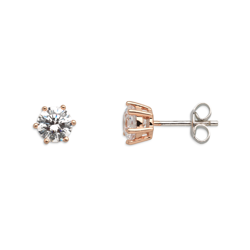 xenox-krappe-ohrringe-925-sterlingsilber-rhodiniert-mit-zirkonia-3 image 3