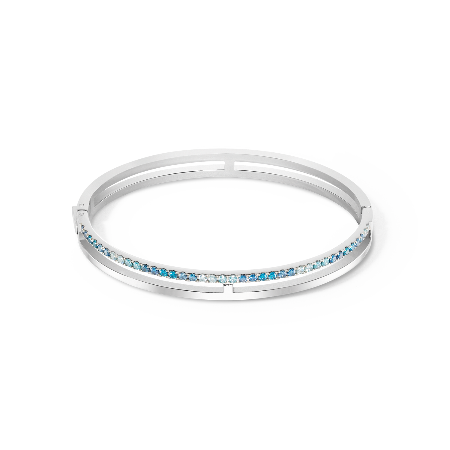coeur-de-lion-eternal-unity-armreif-silber-blau image 1