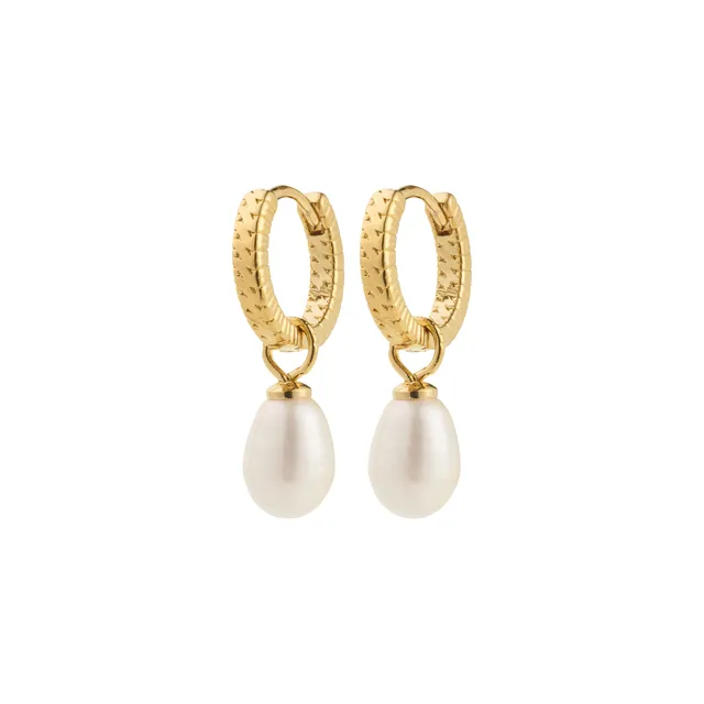 pilgrim-elliana-creolen-mit-s-wasserperlen-gold-plated image 1