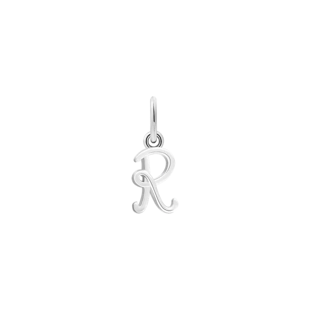 xenox-r-letter-italic-charm-xs10452w-r-925-sterlingsilber-rhodiniert image 1