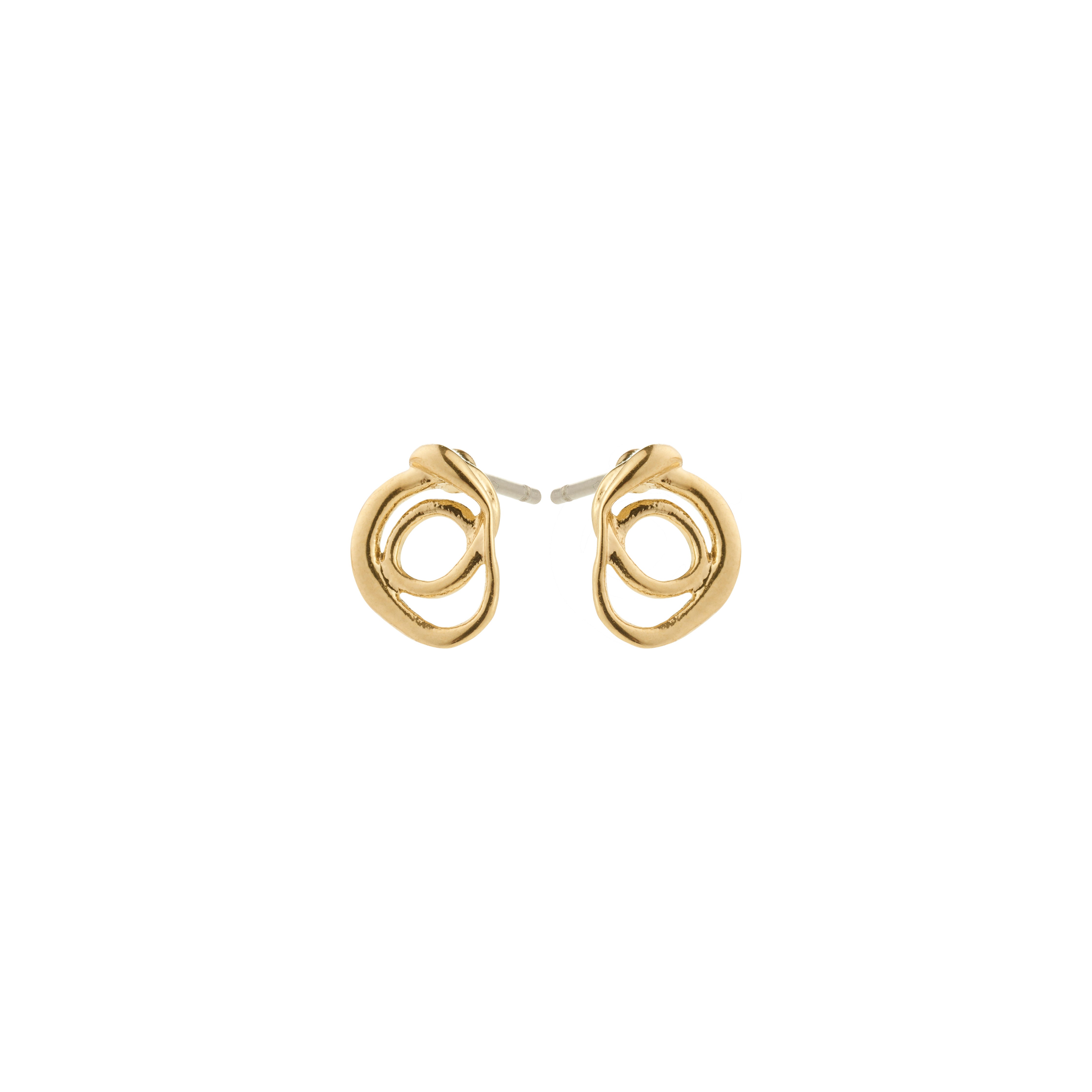 pilgrim-diego-ohrringe-goldplattiert-doodle-design image 1