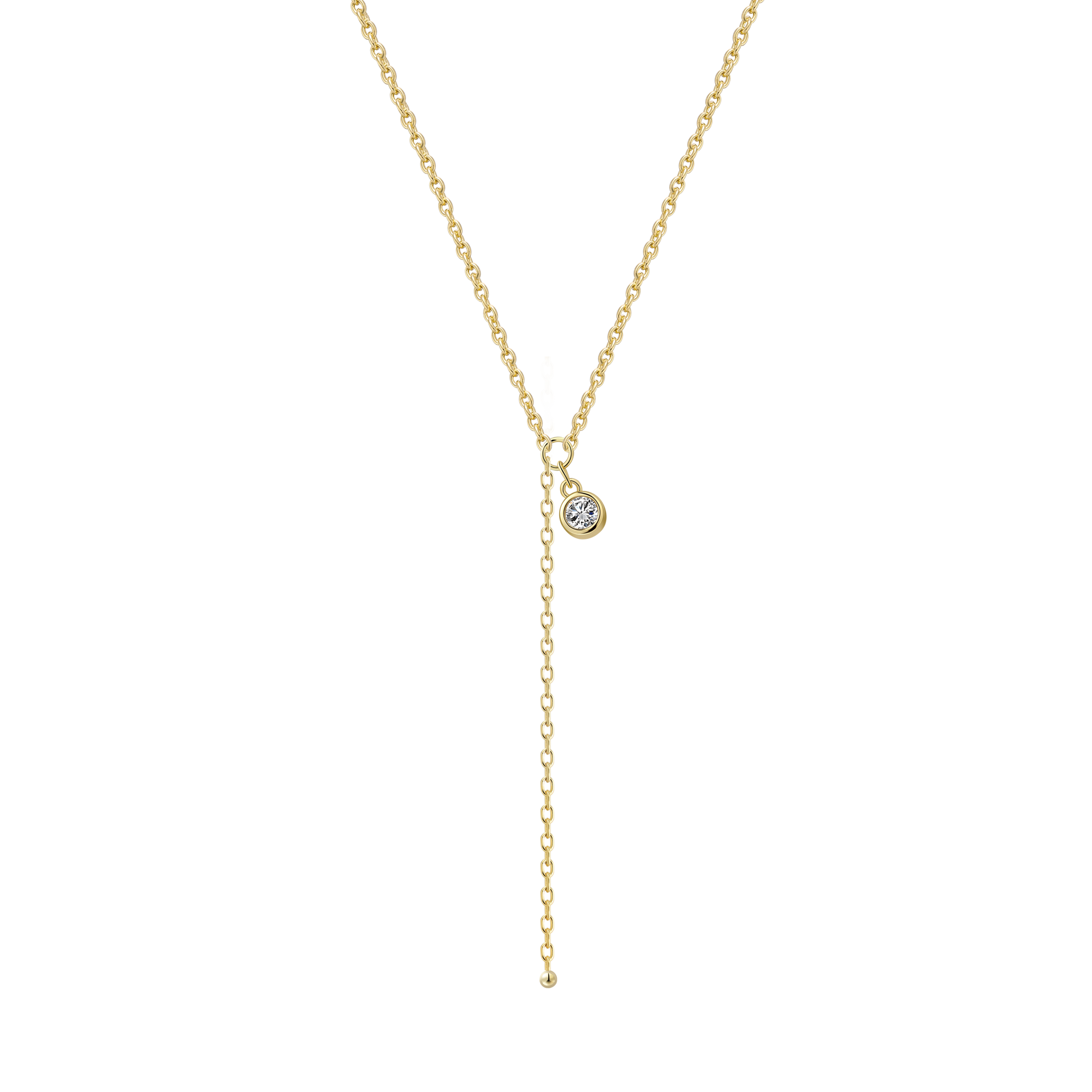 xenox-linked-halskette-925-sterlingsilber-rhodiniert-mit-zirkonia image 2