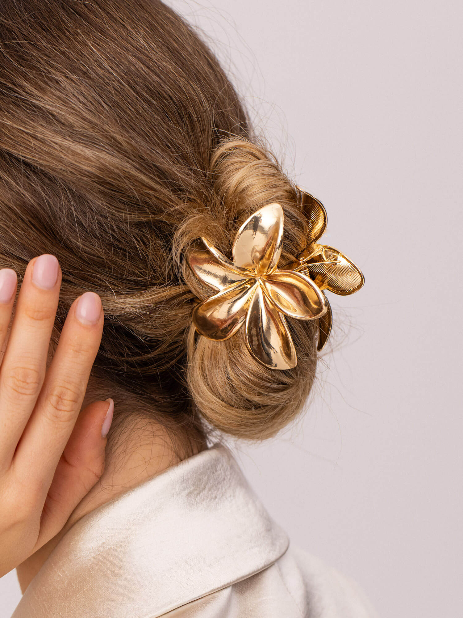 purelei-flower-hairclip-plumeria-haarklammer-aus-edelstahl image 2