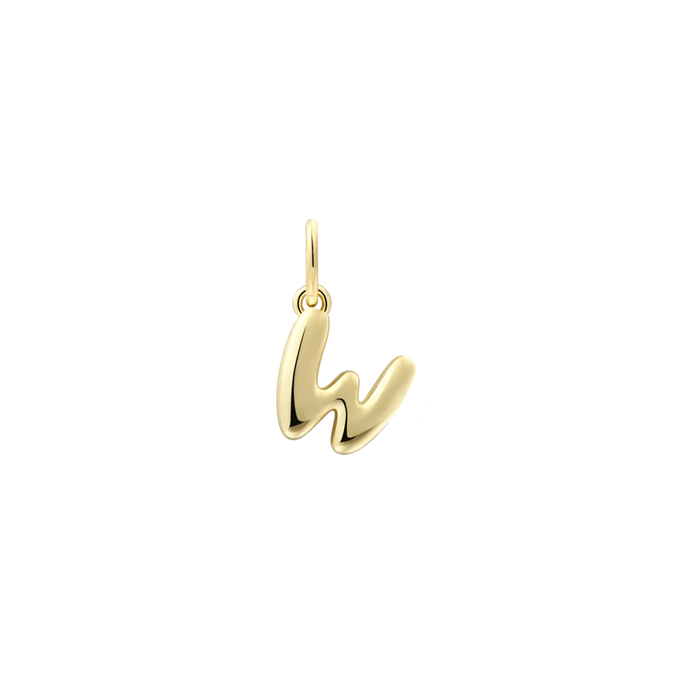 xenox-w-letter-bold-charm-925-sterlingsilber-18k-vergoldet-buchstaben-anh-nger-w image 1