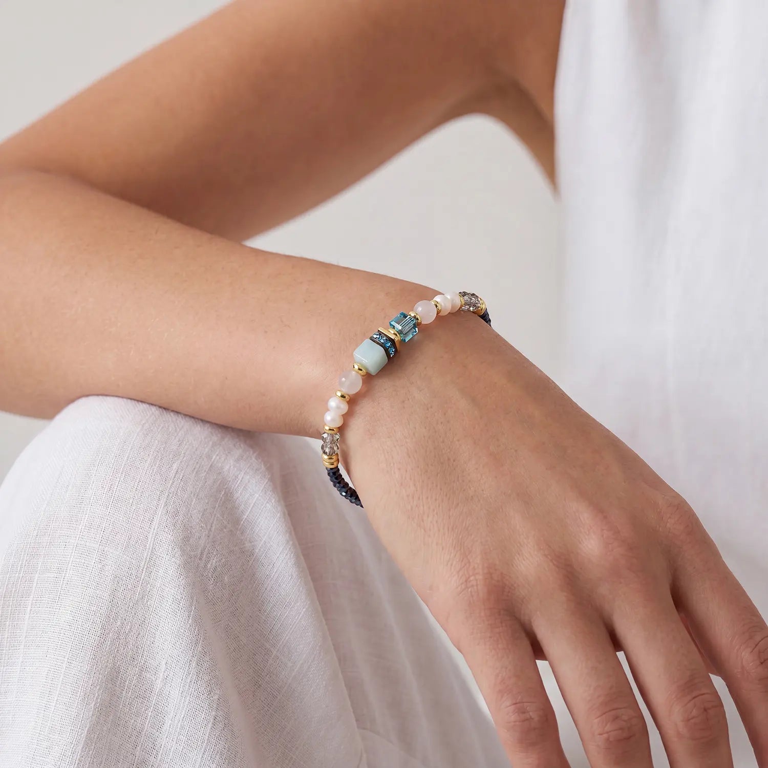 coeur-de-lion-atelier-azur-armband-gold-17-5-cm image 4