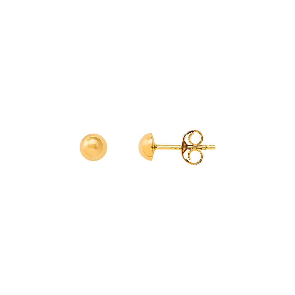 xenox-fine-ohrstecker-585-gelbgold-schlicht-2 image 1