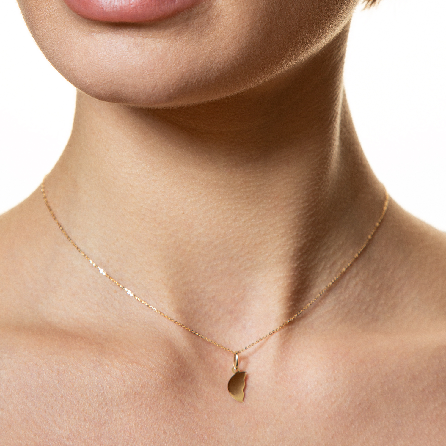 xenox-fine-gravur-anh-nger-585-gelbgold-f-r-liebe-und-freundschaft image 2