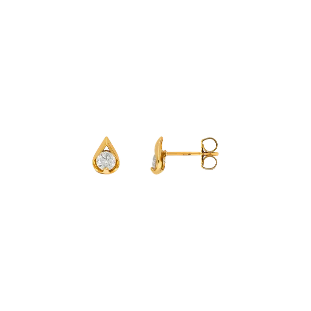 xenox-fine-drop-spark-ohrringe-585-gelbgold-mit-zirkonia image 1