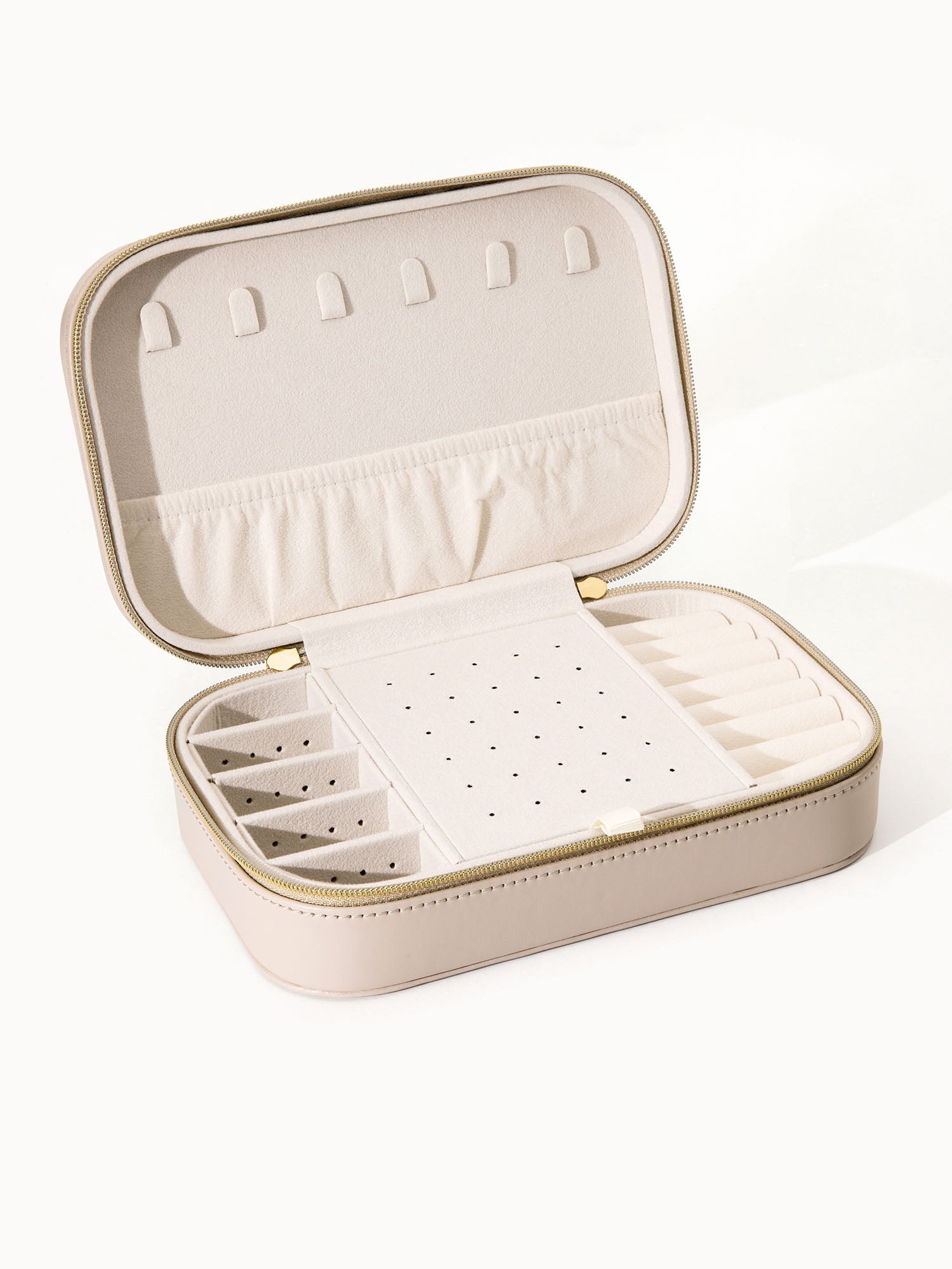 purelei-premium-schmuck-box-beige-kunstleder-18-cm image 1