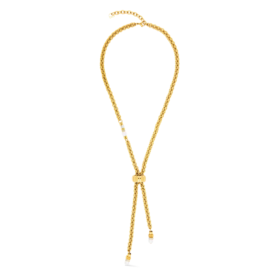 coeur-de-lion-structure-y-halskette-gold-52-cm-mit-perle image 1