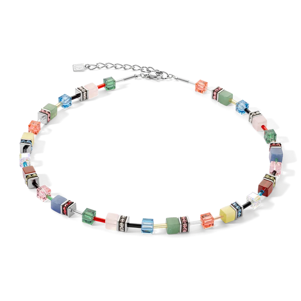 coeur-de-lion-geocube-iconic-precious-halskette-multicolour-delight image 1