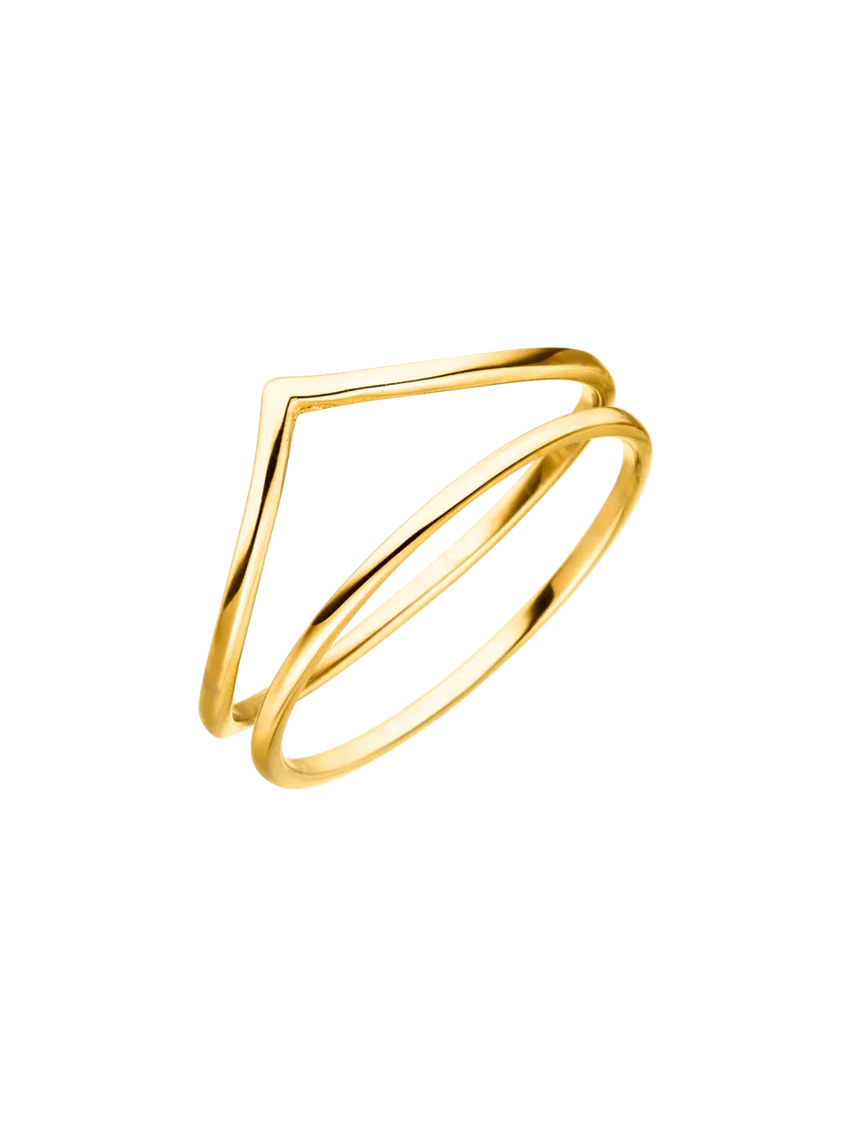 purelei-minimal-muse-set-2er-ring-set-v-form-und-minimal image 1