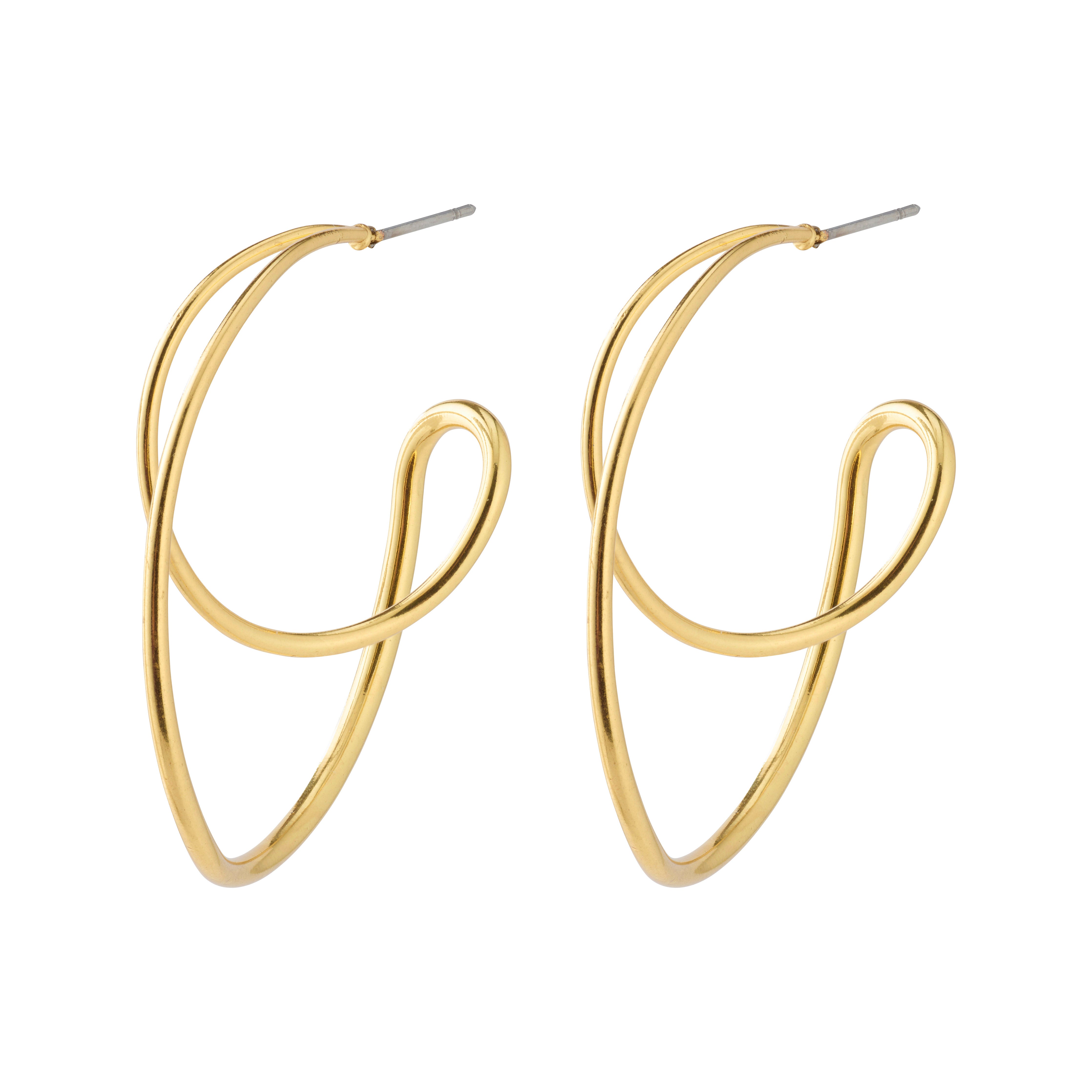 pilgrim-miller-statement-ohrringe-goldplattiert image 1