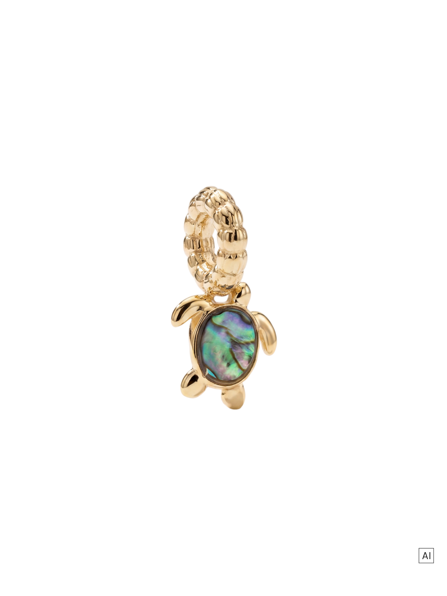 purelei-lei-abalone-turtle-charm-schildkr-te-18-4-x-9-mm image 1