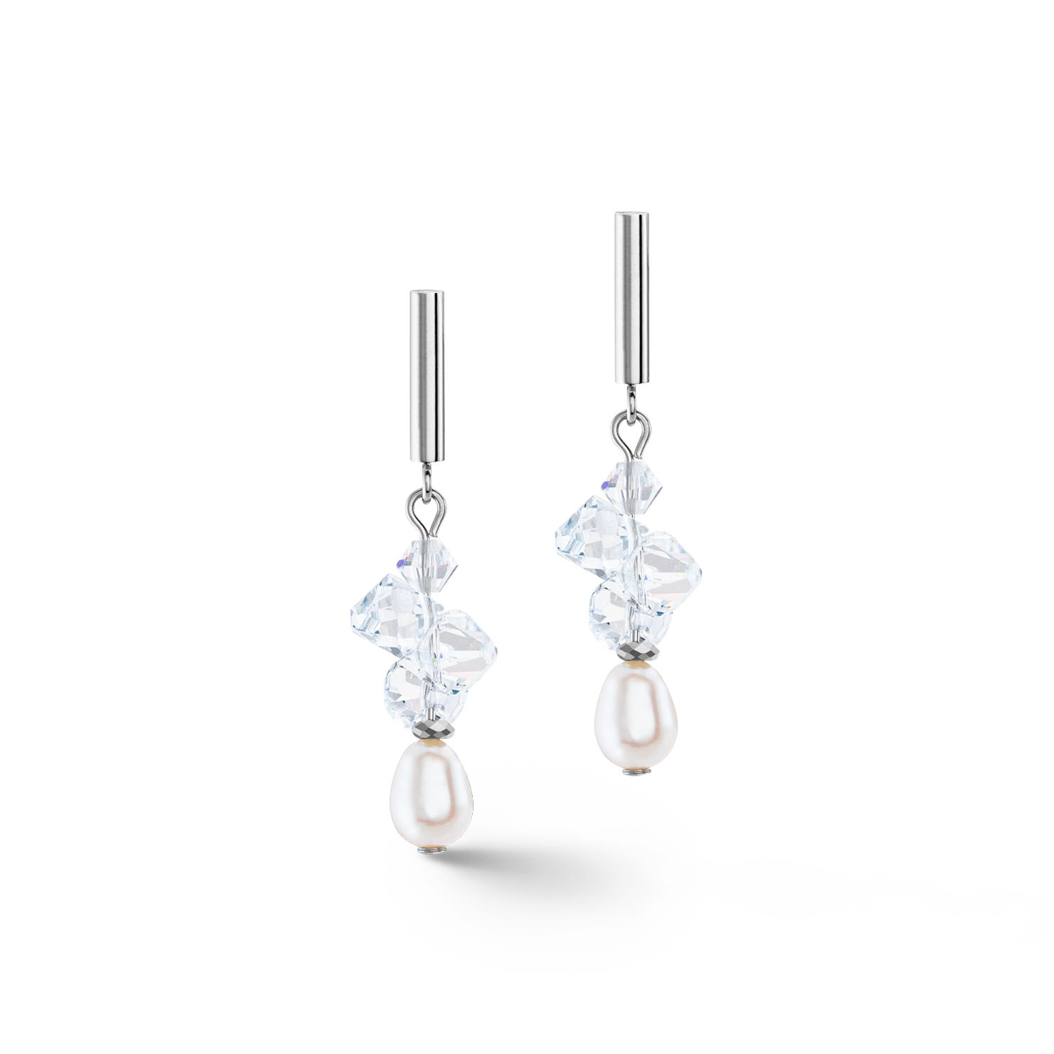 coeur-de-lion-ohrringe-dancing-crystals-pearls-silber-kristall-mit-s-wasserperle image 1