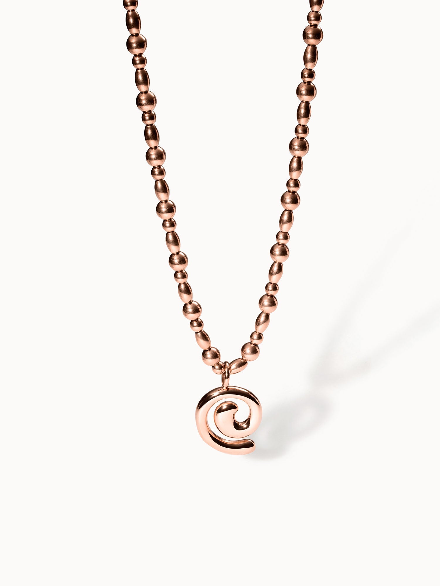 purelei-swirl-kette-mit-spiralanh-nger-statement-halskette-verstellbar-40-45-cm image 8