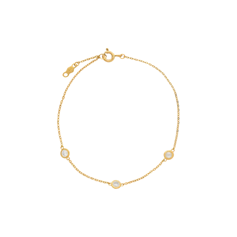xenox-fine-zarge-armband-585-gelbgold-mit-zirkonia-2 image 1