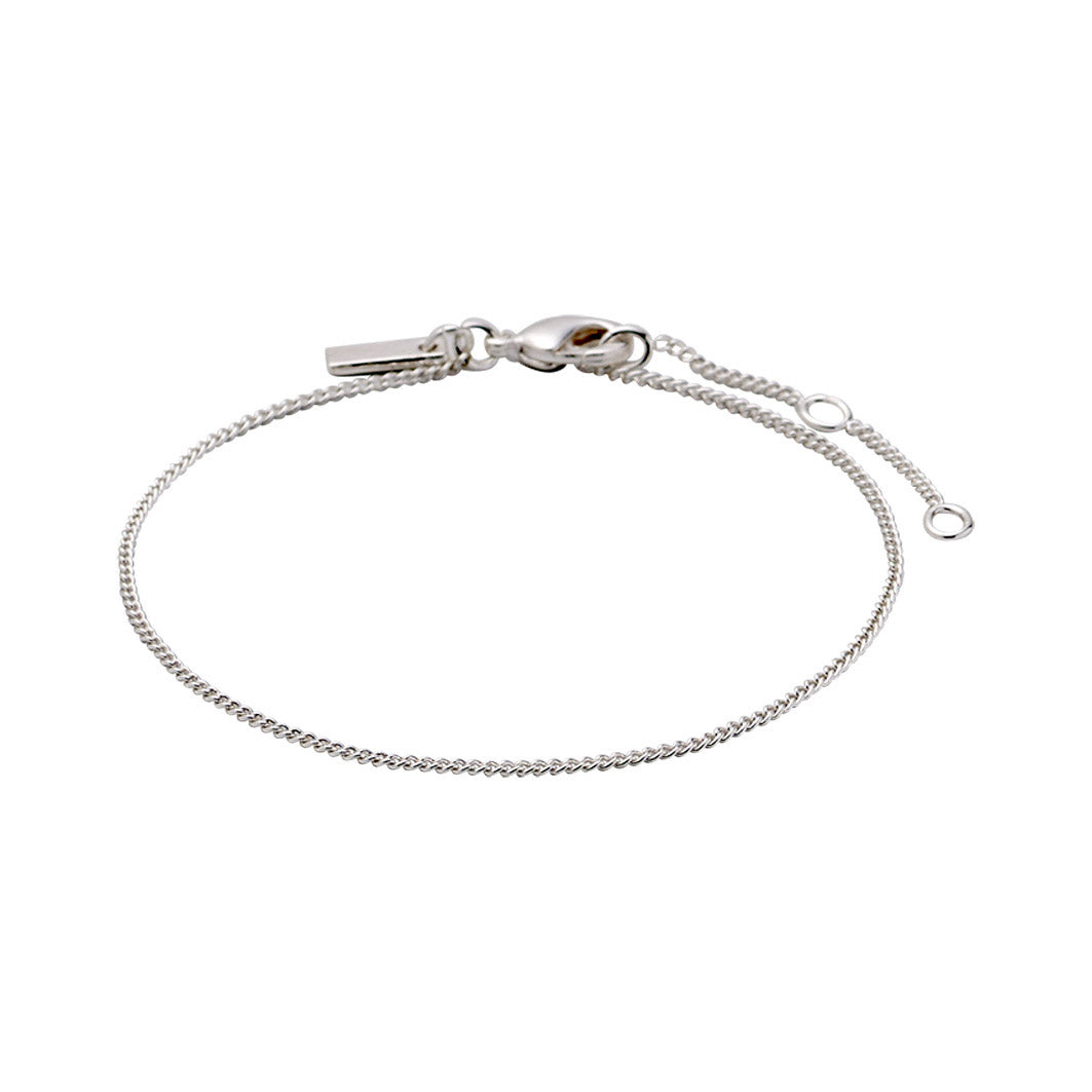 pilgrim-my-armband-versilbert-panzerkette image 1